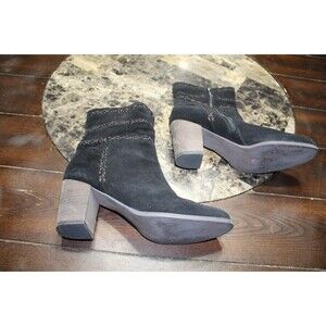 Band of Gypsies Aurora Ankle Boots Black Suede Women's Size 7